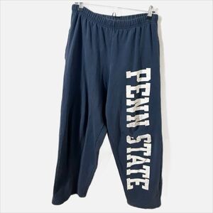 TCX Apparel Penn State Spell Out Down One Leg Sweatpants Elastic Waist Pockets